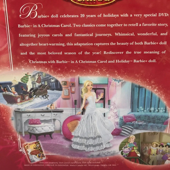 2008 20th Anniversary Holiday Barbie - Picture 7 of 12